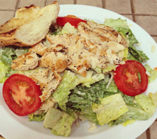 Salad at A Bite of Belgium Restaurant in Las Cruces