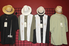 Men's clothing for sale at a Real Man in Mesilla, NM