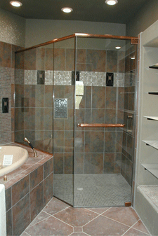 Glass shower enclosures by Art Glass in Las Cruces