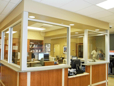 Office partitions by Art Glass in Las Cruces