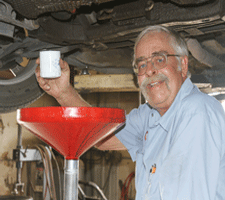 Oil change service in Las Cruces