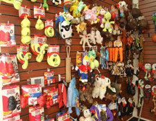 Dog and cat toys at Las Cruces Pet Store