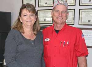 April and Jeff Pierce of Bogart's Service Center in Las Cruces