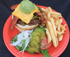 Guacamole burger in Las Cruces NM