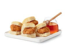 Chicken biscuits with honey at Chick-fil-A in Las Cruces