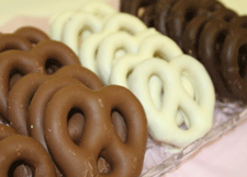 Chocolate covered pretzels in Las Cruces