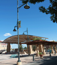 Swing dance on the plaza in Las Cruces March 26, 2024