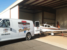 Mobile airplane detailing in Las Cruces