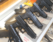 Semi-automatic pistols for sale at Strykers Shooting World in Las Cruces