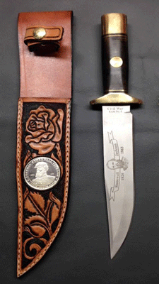 Custom leather knife sheaths in Las Cruces, NM