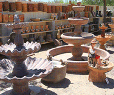 Fountains for sale at Casa Bonita Imports in Las Cruces