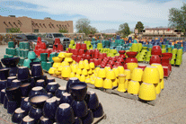 Pots at Casa Bonita Imports in Las Cruces