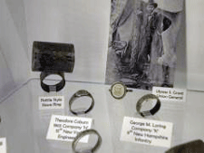 Antique rings at Austin's Ring Museum in Las Cruces, NM