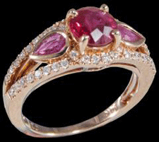 Precious stone ring at Austin's Jewelry & Appraisals in Las Cruces