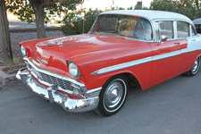 Classic car restoration at Joe's Collision Center in Las Cruces, NM