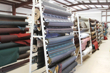 Upholstery materials at Las Cruces Upholstery in Las Cruces, NM