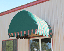 Canvas awnings made at Las Cruces Upholstery in Las Cruces, NM