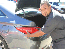 Collision repair at Litzenberg Auto Body Shop in Las Cruces