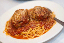 Spaghetti at Lorenzo's Italian Restaurant