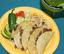 Tacos at Los Compas Mexican Restaurant in Las Cruces