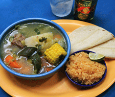 Caldo at Los Compas Mexican Restaurant in Las Cruces