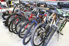 Used bicycles for sale at MMJ's Pawn Shop in Las Cruces, NM