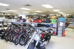 Large selection of used merchandise at MMJ's Pawn Shop in Las Cruces, NM