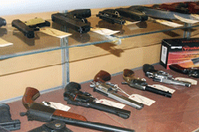 Used handguns for sale at MMJ's Pawn Shop in Las Cruces, NM