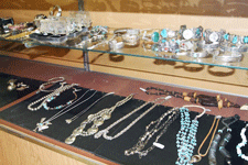 Used jewelry for sale at MMJ's Pawn Shop in Las Cruces, NM
