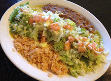 Flauta Plate at Ranchway in Las Cruces