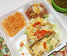 Mexican food take out at Bravo's Mexican Food Cafe in Las Cruces