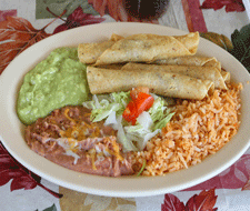 Flauta Plate at Bravo's Mexican Food Cafe in Las Cruces