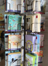Greeting cards at Revival Christian Bookstore in Las Cruces