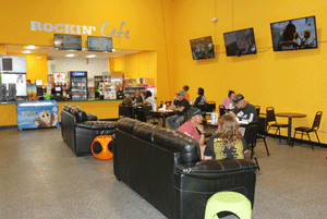 Rockin Cafe at Rockin Jump Trampoline Park in Las Cruces