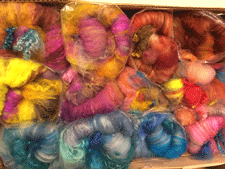 Colorful yarn in Las Cruces