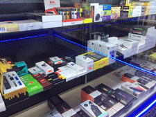 Smoking accessories for sale at Tobacco World of Las Cruces