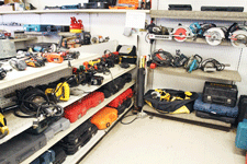 Tools for sale at Traderman Pawn Shop in Las Cruces, NM