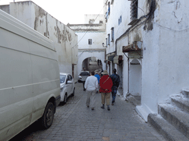 Alley of the Casbah in Algiers