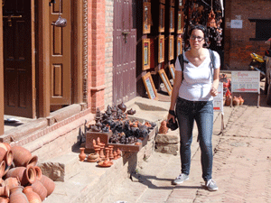 Pottery for sale in Bhaktapur, Nepal