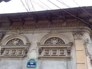 Old building in Bucharest, Romania