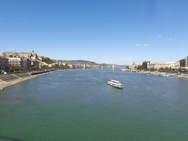 Danube river in Budapest
