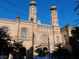 Jewish house of worship in Budapest
