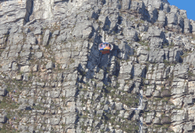 Cable car in Cape Town, South Africa