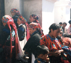 People in Chichicastenango, Guatemala