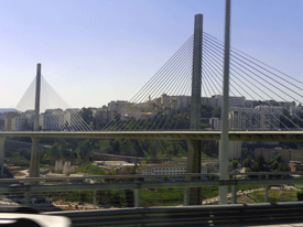 Suspension bridge in Constantine, Algeria