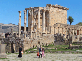 Ruins in Djemila, Algeria