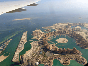 Doha, Qatar view from above