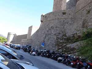 Wall in Dubrovnik, Croatia