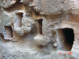 Tunnels in Lalibela, Ethiopia