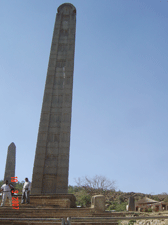 100 foot stelae in Axum, Ethiopia